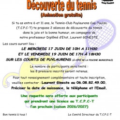 Découverte du Tennis
